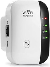 WiFi Extender - 5000 sq.ft Signal Booster for 50 Devices, Easy Setup with Alexa