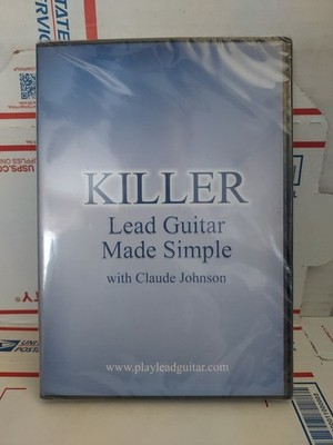 New Killer Lead Guitar Made Simple DVD Claude Johnson Beginner Hammer On - #106
