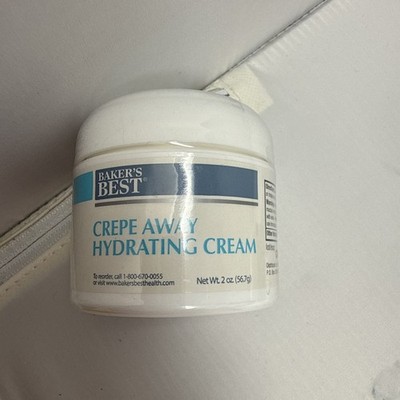 BAKER'S BEST NEW Crepe Away Hydrating Cream 2oz. Container SEALED