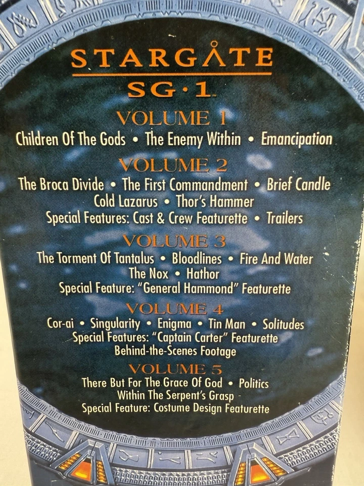 Stargate SG 1 Complete TV Series Seasons 1 -2 DVD MGM Home Entertainment - Image 2 of 4