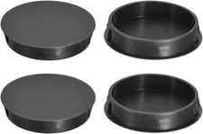 50mm 2" Nylon Hole Plugs, Flush Type Panel Round Snap in Fastener Knockout Lock