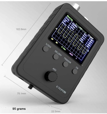 ETEPON Assembled EM001 Digital Oscilloscope with Detailed Operation instructions