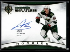 2021-22 Ultimate Collection Ultimate Signature Rookies #USR-AB Adam Beckman RC