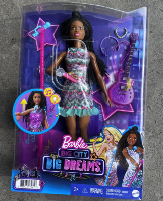 Barbie Brooklyn Roberts Doll Big City Dreams AA Braids New In Box (A1)