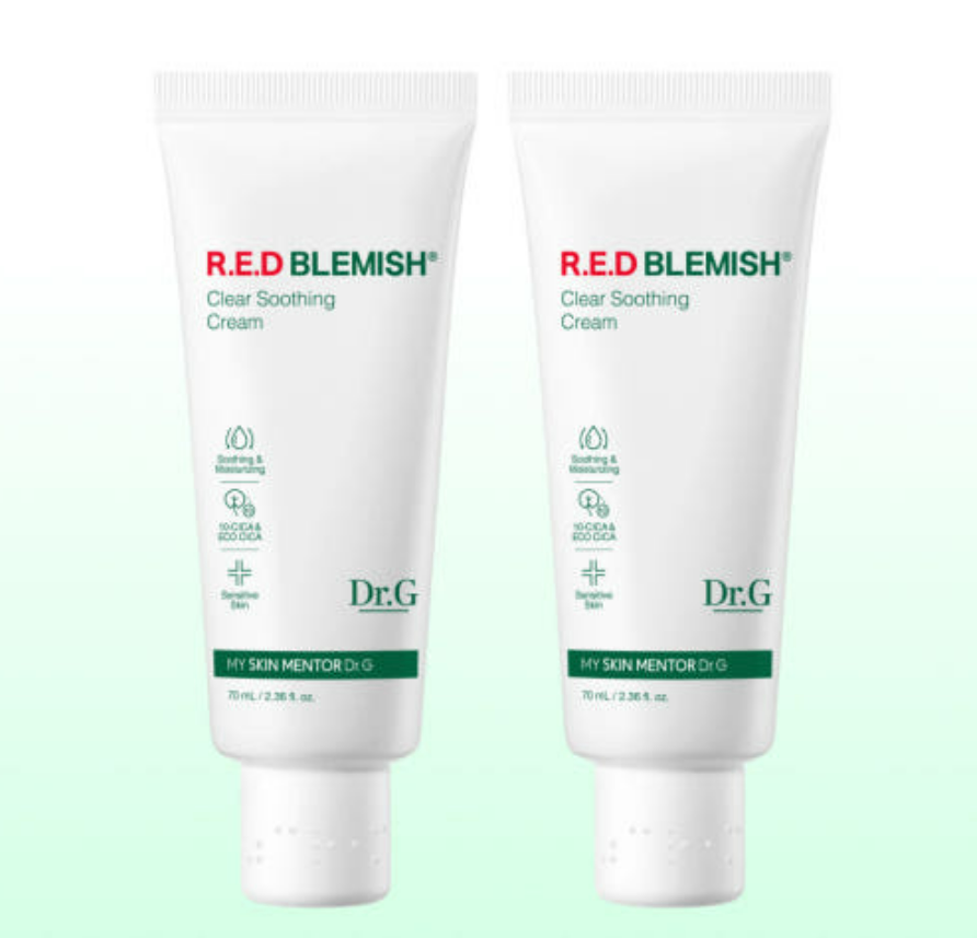 Dr.G RED Blemish Clear Soothing Cream Tube 70ml x2 Sensitive