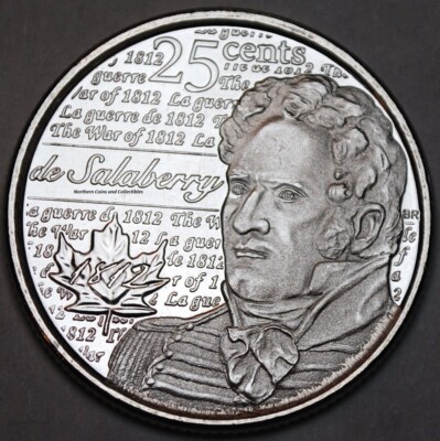 Canada 2013 Salaberry 25 cents Nice UNC from roll - BU Canadian