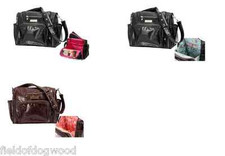 NWT Ju Ju Be Legacy Collection Be Fabulous Diaper Bag Black Brown Messenger Tote