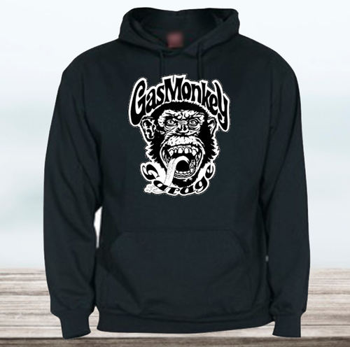 CON CAPUCHA GAS MONKEY HOMBRE MUJER NIÑO 290 GR |