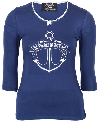 Küstenluder »BE THE ONE TO GUIDE ME« Sailor Anker Anchor SHIRT Rockabilly