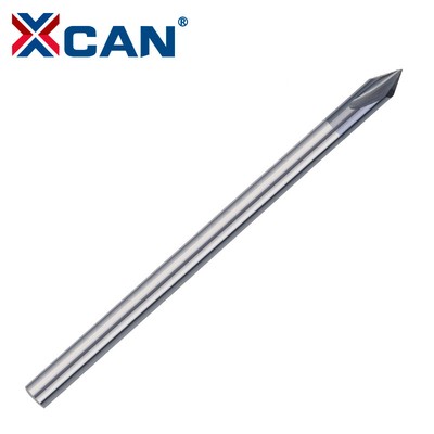 Carbide Engraving Bits - Zero-Point V-Groove, ZrN Coated