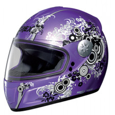 Grex Casco integrale da moto scooter R2 By Nolan Bubbles Pearl Viola XL- NUOVO