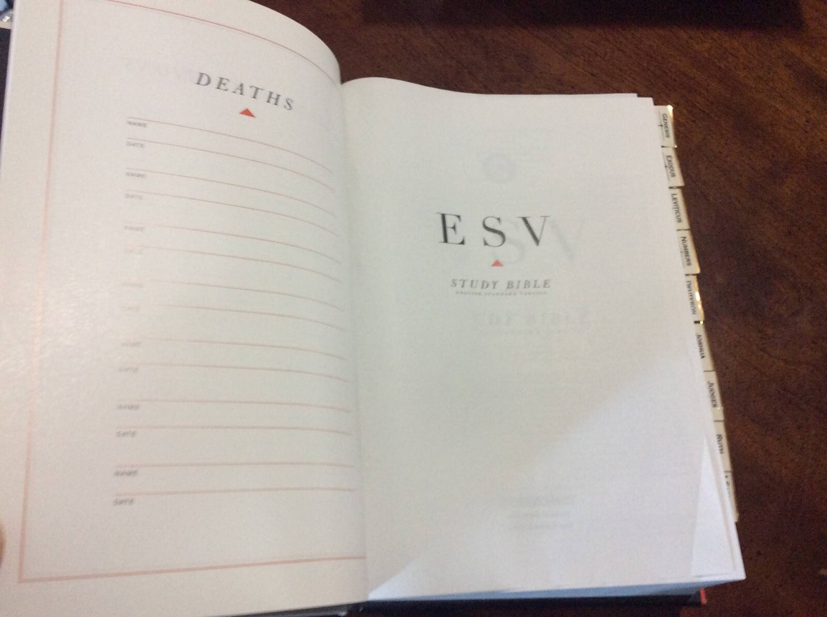 ESV Study Bible by Crossway 2008 Hardcocver | eBay