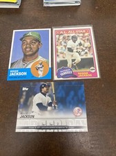 Reggie Jackson 1981 Topps 2012 Career Day & 2022 Archives