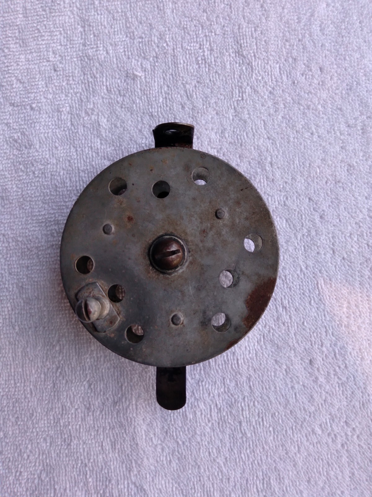 Antique Ice Fishing Reel With Mount, Working Condition eBay