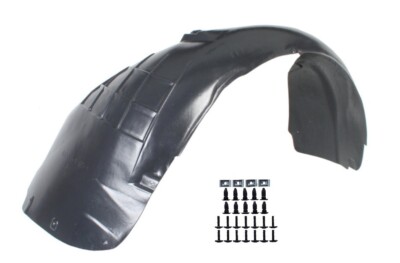 Pare-boue Avant Gauche AUDI A4 B7 / SEAT EXEO (2004-2013) - Neuf, Noir, Polyéthylène, Avec Clips, Référence 1335FL1T