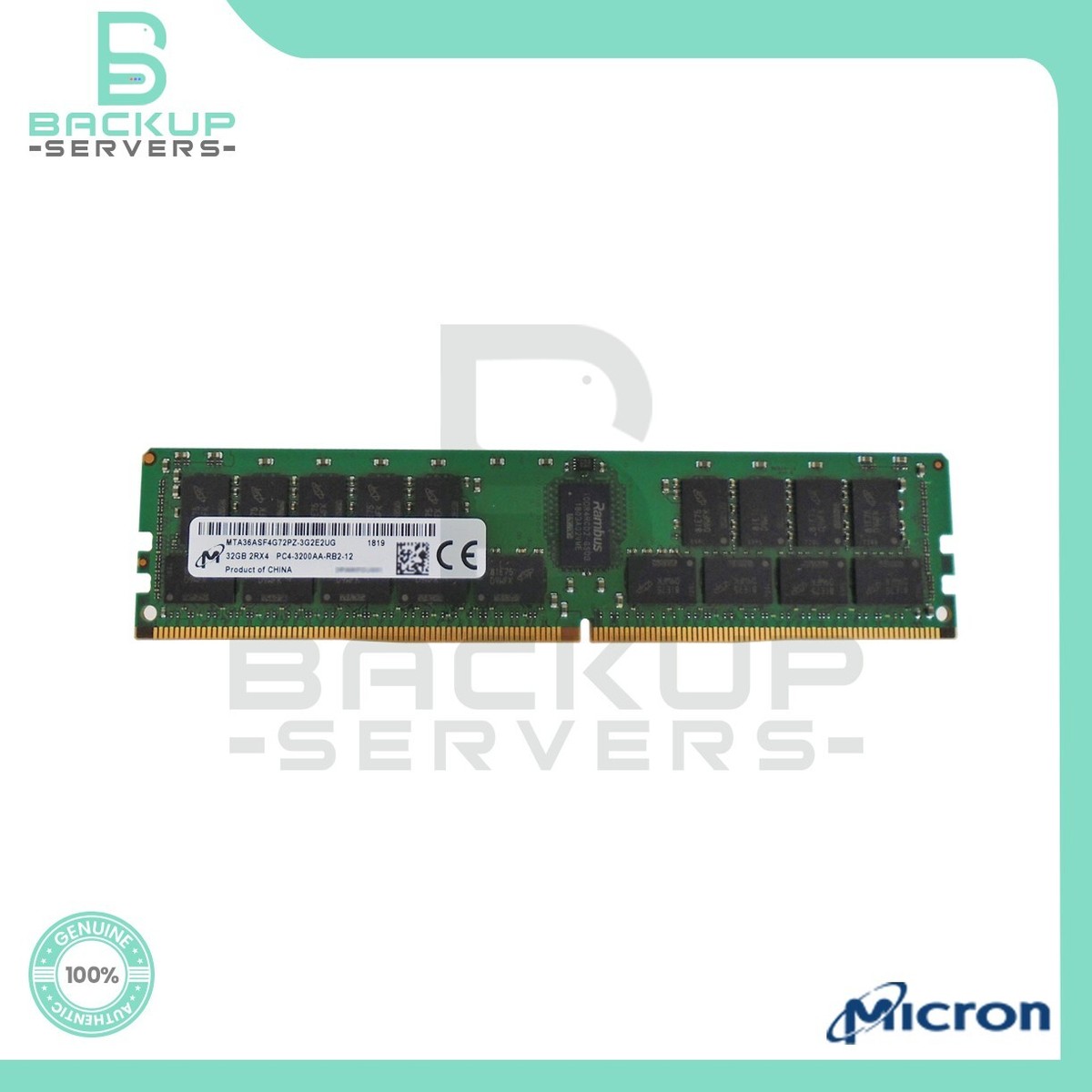 MTA36ASF4G72PZ-3G2 Micron 32GB 2Rx4 DDR4-3200 PC4-25600 288-Pin