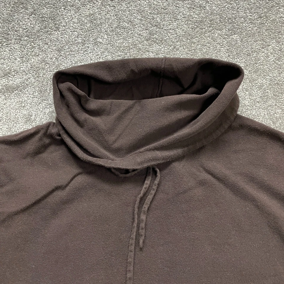 Suéter Westbound Para Mujer Grande Marrón Oscuro Cuello Tortuga Manga Larga Tejido Pullover Foto 3 de 4