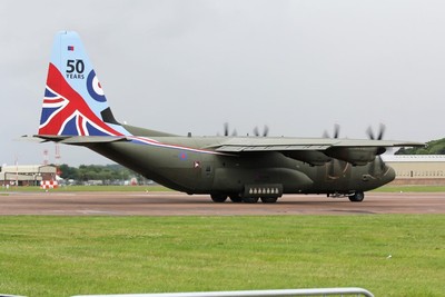 Royal Air Force Lockheed C-130 ZH883 Farbfoto
