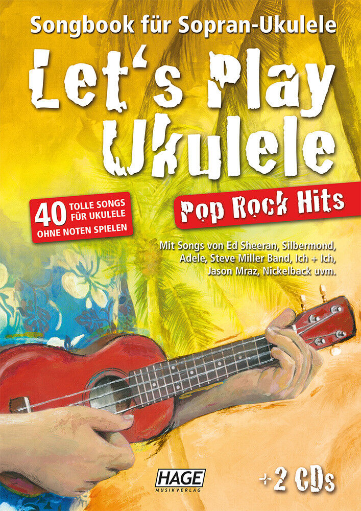 Thumbnail - Hage Lets Play Ukulele Pop Rock Hits /2cd