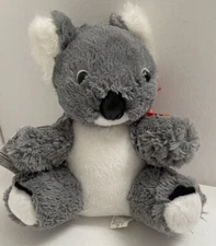 JUMBACK GREY KOALA WITH BOW PLUSH  8" from Australia NWT