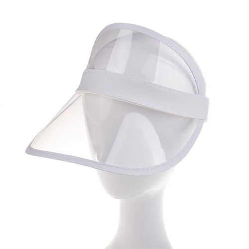 UV-Proof Visor Cap Outdoor Empty Top Hat Summer Unisex Transparent Plastic - Picture 6 of 24