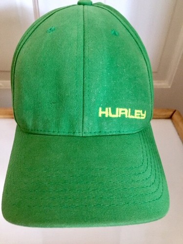 Hurley Fitted 1990s Lime Green Hat Flex 