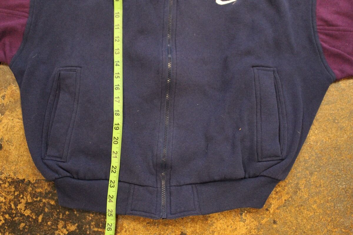 Vintage Nike Navy Blue Purple White Full Zip Up Cotton Vintage Nike Navy Blue Purple White Full Zip Up Cotton