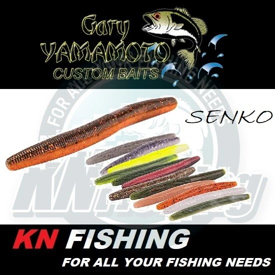 GARY YAMAMOTO SENKO 4'' Custom Baits Soft Silicon Lures Bass Fishing 10pcs