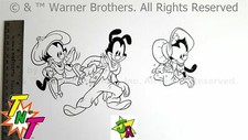 Warner Brothers Animaniacs Inked Book Illustration Original Artwork 1997