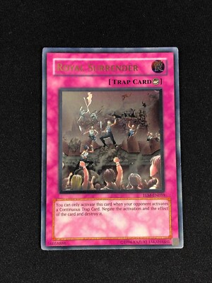 YUGIOH ROYAL SURRENDER TLM-EN059 ULTIMATE PLAY/EDGEWARE