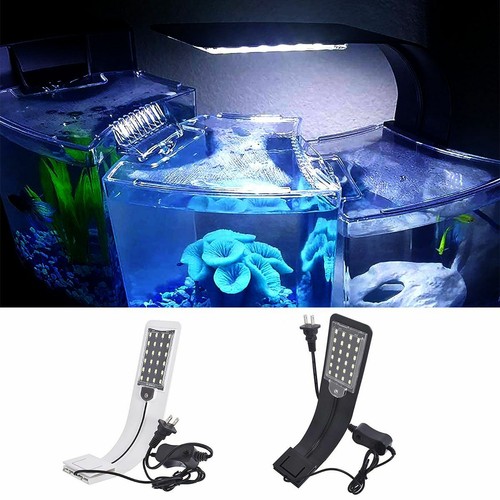 Waterproof Bright LED Aquarium Light Plants Grow Light Clipon Lamp