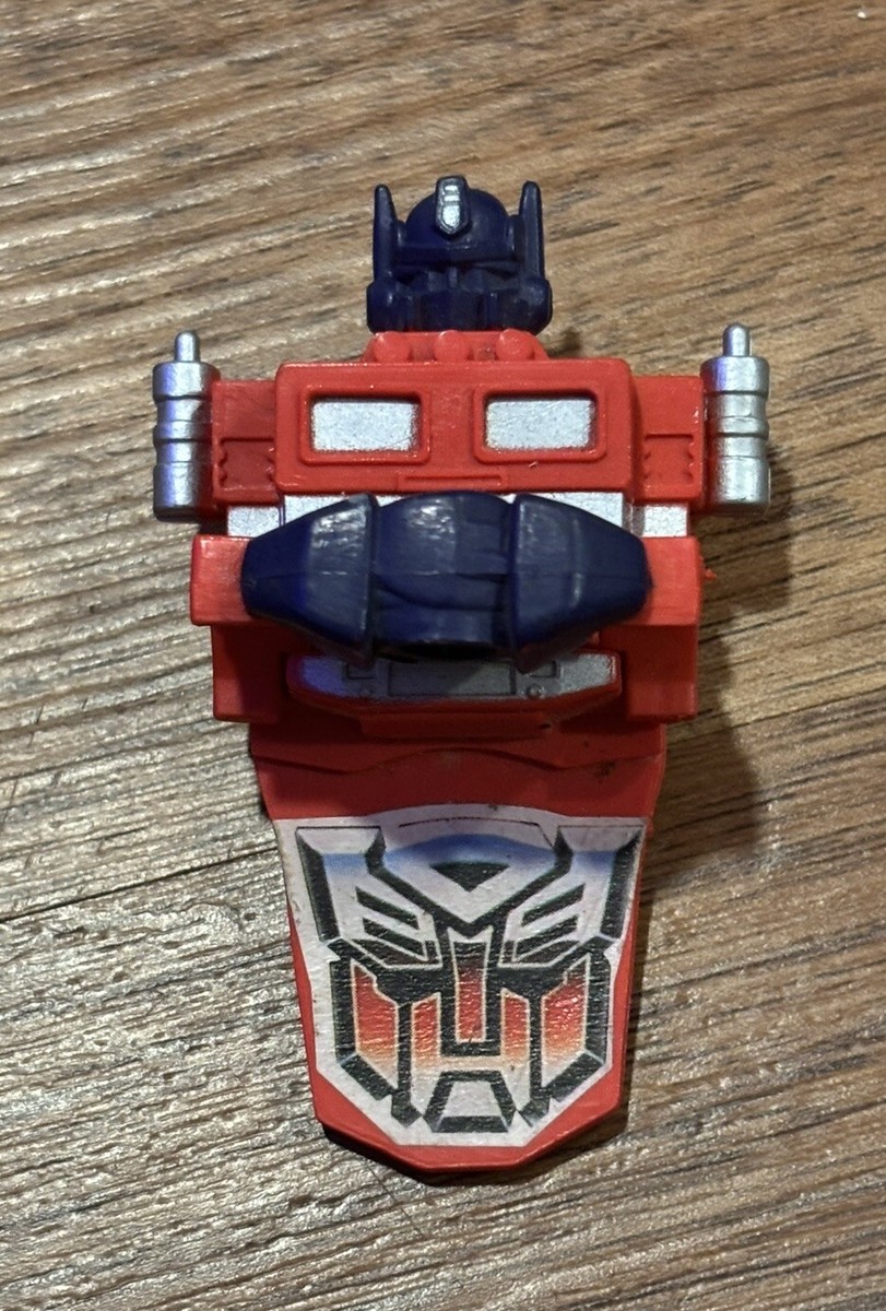Transformers G1 OPTIMUS PRIME Clip N Sip Straw Holder Hasbro 1984