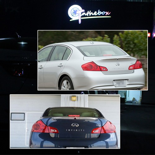 Tercera tercera luz de freno de montaje alto para Infiniti 07-13 lámpara de parada ahumada 26598JK000 - Imagen 8 de 9