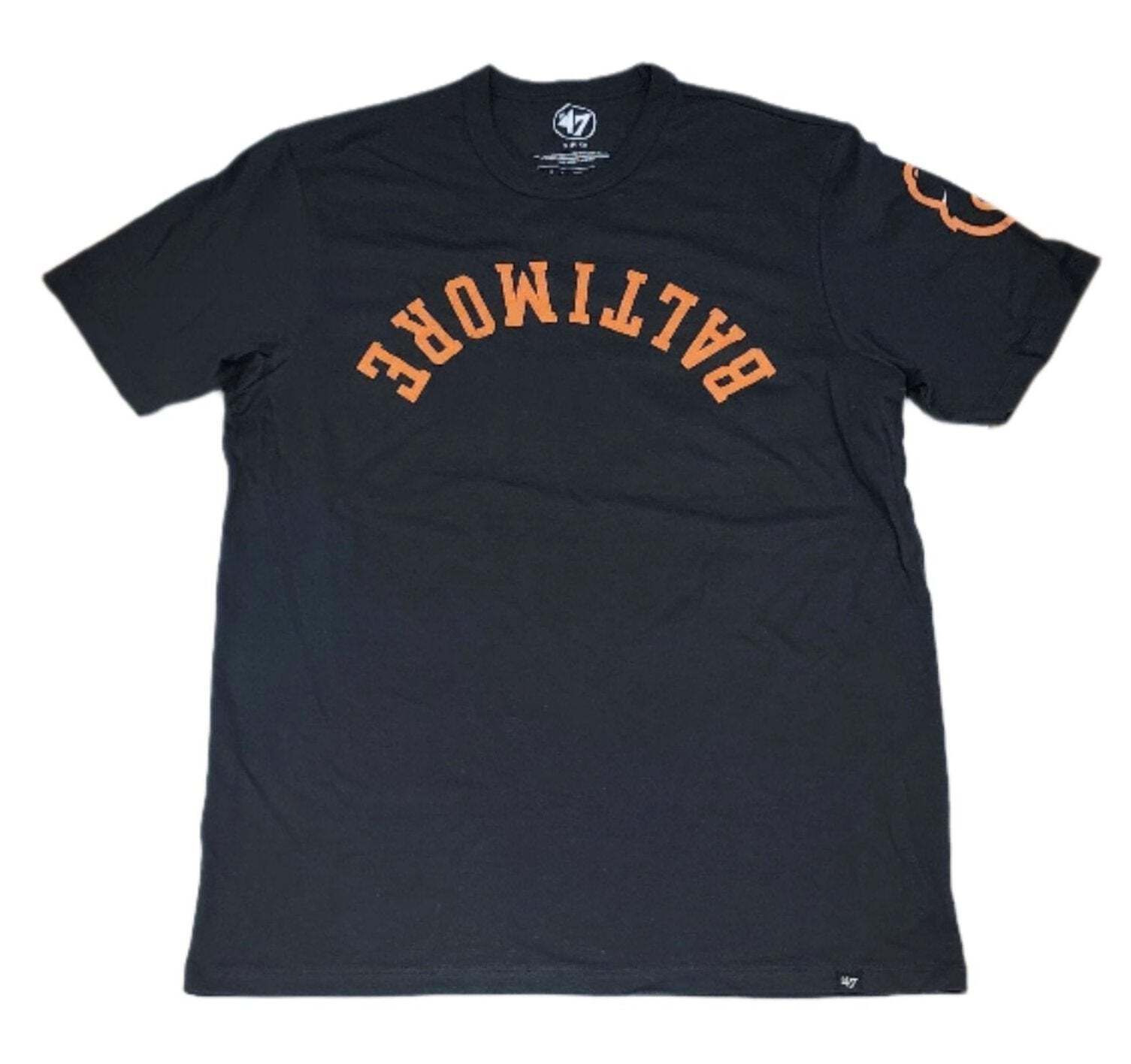 '47 Brand Baltimore Orioles Upside Down Two Peat Franklin Tee