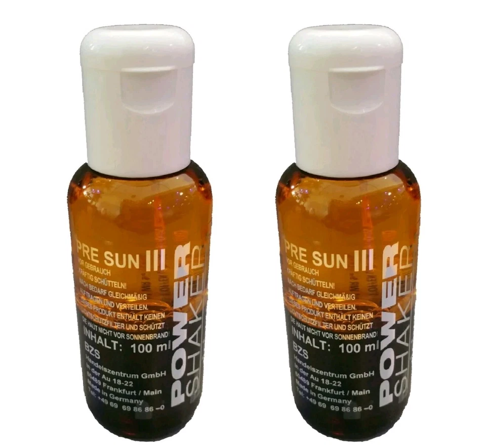 MARKENLOS 2 Phasen Power Shaker "Deluxe" 2x100ml/Solariumkosmetik/Bräunungslotion