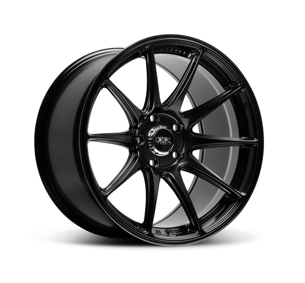 18x8.5 +35 F| 18x10 +35 R| XXR 527R 5x114.3 Black Wheels (Set of 4