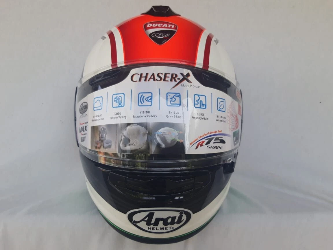 ャ 美品Lサイズ Ducati Corse SBK 3 アライ製 Chaser-X - www.axisdent.by