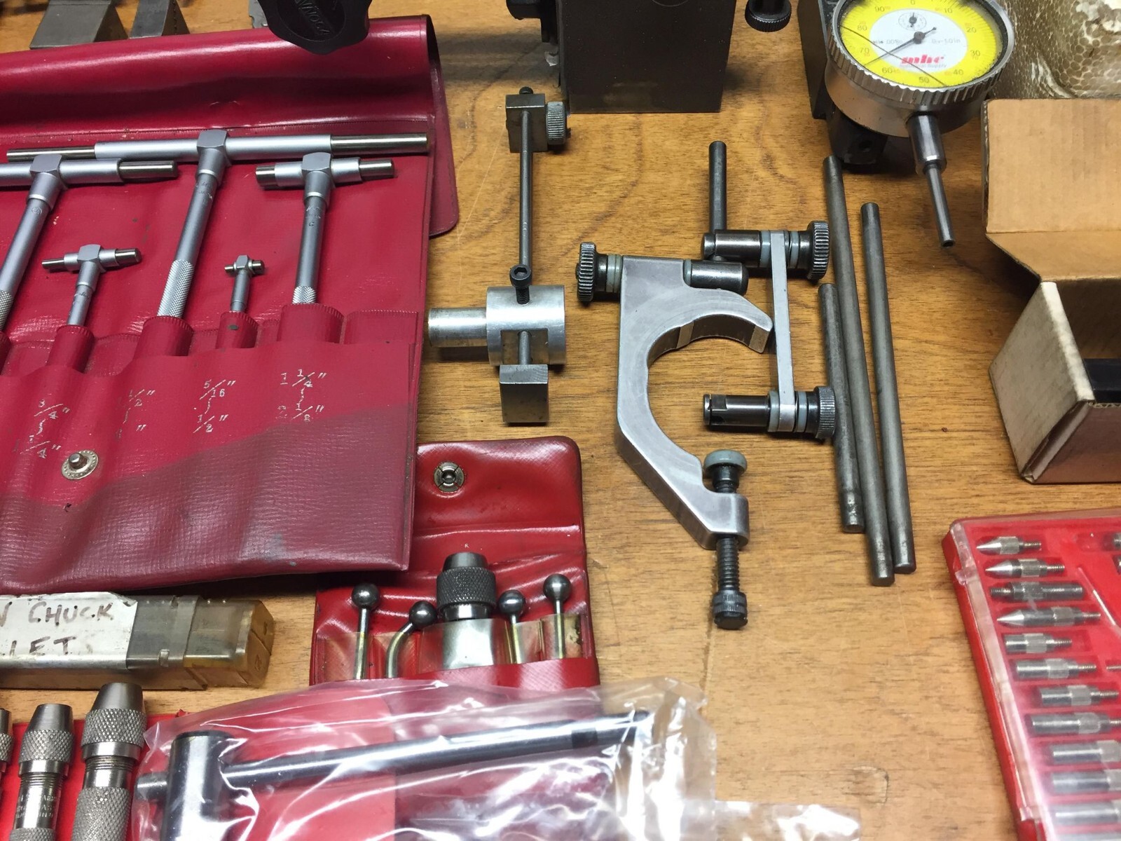 Used Machinist tools lot. Starret, Brown & Sharpe, Mitutoyo, Peacock