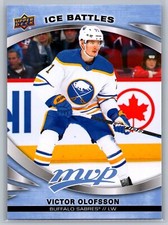 Victor Olofsson 2023-24 Upper Deck MVP Ice Battles HOCKEY #210 Buffalo Sabres SP