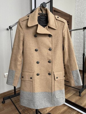 Rag And Bone Wool Double Coat Jacket New York USA Size S - Main Image