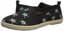 FOCO NHL Women's Dallas Stars Espadrille Slip On Canvas Shoe