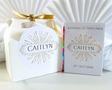 Personalised Childrens Wedding Activity Box | Pack | Party Bag | Favour | Blast