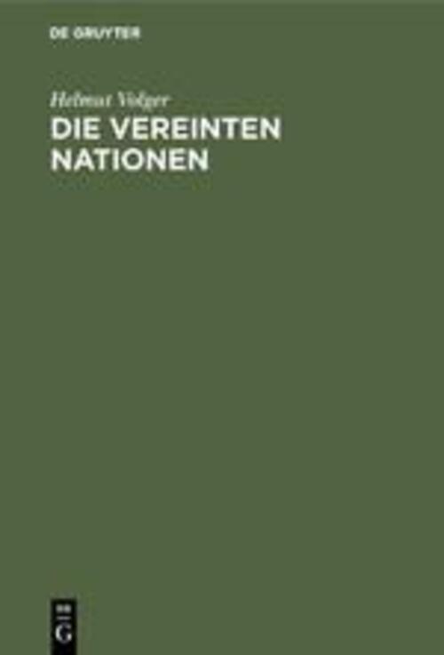 Thumbnail - Helmut Volger | Die Vereinten Nationen | Buch | Deutsch (1994) | Xii