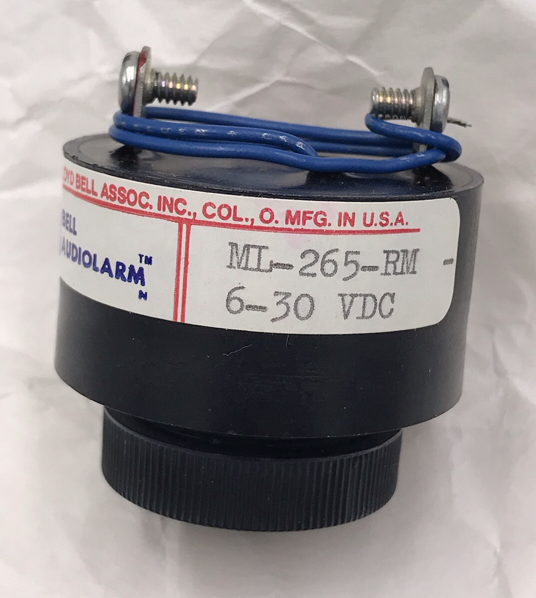 Vtg Floyd Bell AudioLarm ML265RM Alarm Warbler Cont. Tone Horn NOS eBay