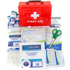 First Aid Burns Kit Small Workplace Medical Emergency Kitchen Gel Dressing