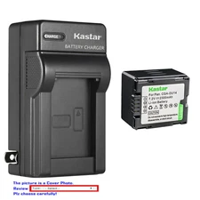 Kastar Battery Wall Charger for Panasonic CGR-DU14 CGA-DU14 & SDR-H18 SDR-H20