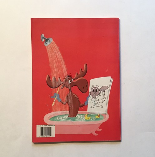 BULLWINKLE and ROCKY, A BIG COLORING BOOK, COPYWRIGHT 1960 P.A.T. WARD - Picture 2 of 8