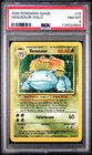 Pokémon Venusaur Base Set Holo Unlimited Rare Card 15/102 1999 PSA 8