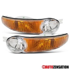 Fit 1999-2006 Gmc Sierra Yukon Denali Amber Bumper Lights Parking Signal Lamps Fit 1999-2006 Gmc Sierra Yukon Denali Amber Bumper Lights Parking Signal Lamps