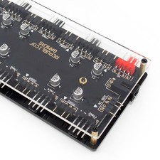 Simple Installation 4pin Pwm 5v Argb Dual 8-Bit Hub Sata Power Supply For Pc